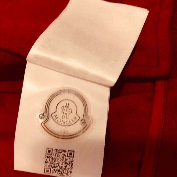 NWT Moncler maglia jacket in red size small - Picture 5 of 6